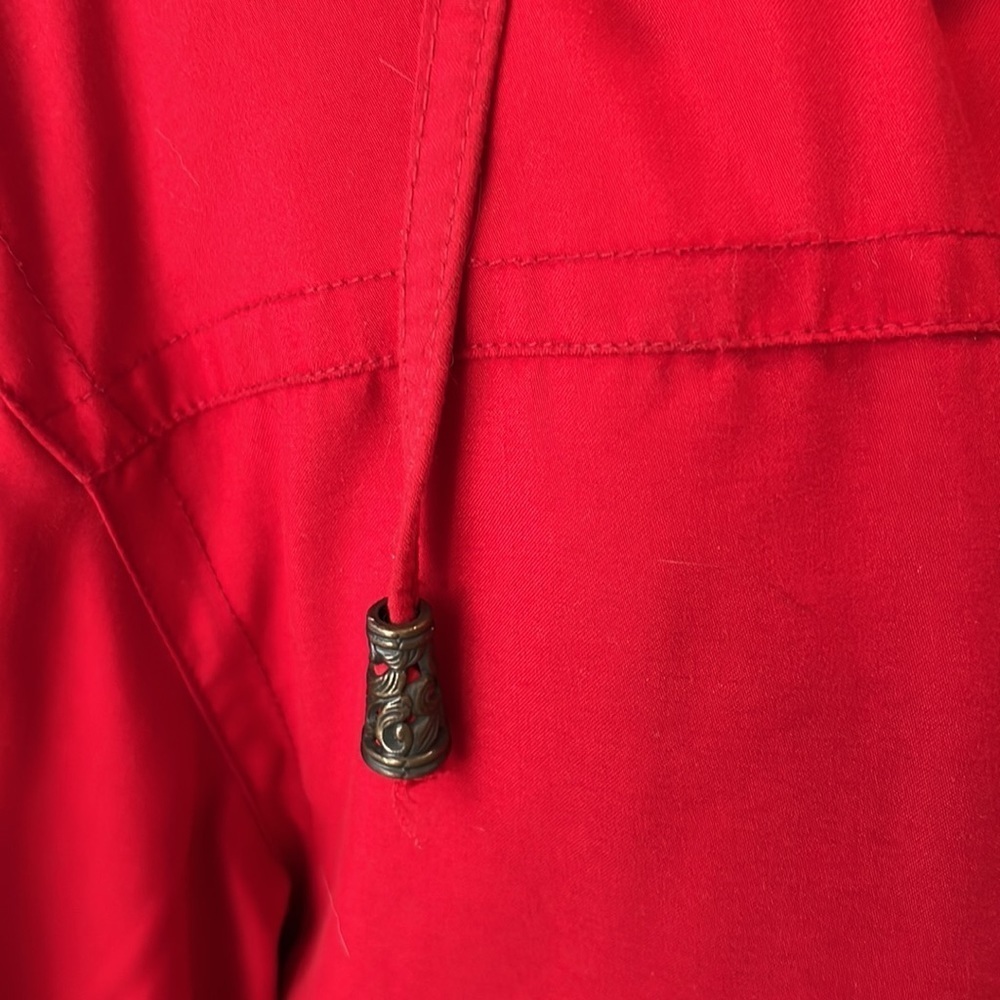Fleet Street NWOT Gorgeous red heavy weight Stylish winter coat Size SP - Picture 6 of 15